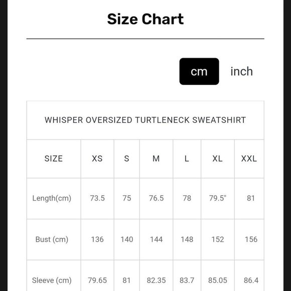 LIT Active Whisper Oversized Turtleneck Sweatshirt XX-Large. A083 - Picture 7 of 7